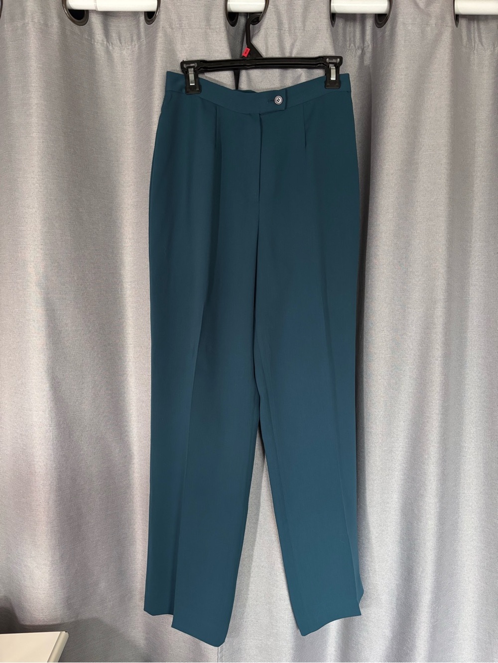 Vintage Votre Nom Classic Teal Pleated Trousers